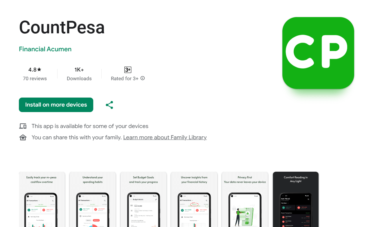 CountPesa Mobile App